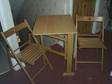 £30 - TABLE & CHAIRS (FOLDABLE),  wooden