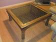 COFFEE TABLE,  Heavy solid wood table 100cm squared.....