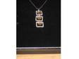 18ct white gold diamond pendant & chain. This pendant....