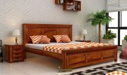 Buy King Size Beds Online from Wooden Space - Upto 60% off